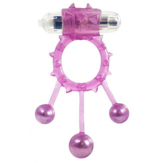 Me You Us Ball Banger Vibrating Cock Ring Pink - Simply Pleasure