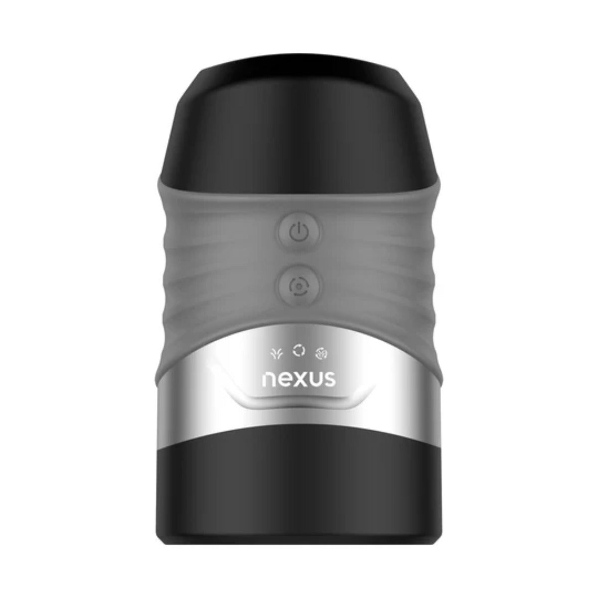 Nexus Alpha Surge Masturbator Black Grey Clear