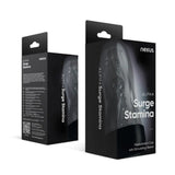 Nexus Alpha Surge Stamina Sleeve Masturbator Cup Black Clear