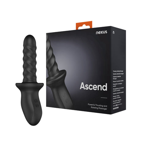 Nexus Ascend Thrusting & Rotating Massager Black