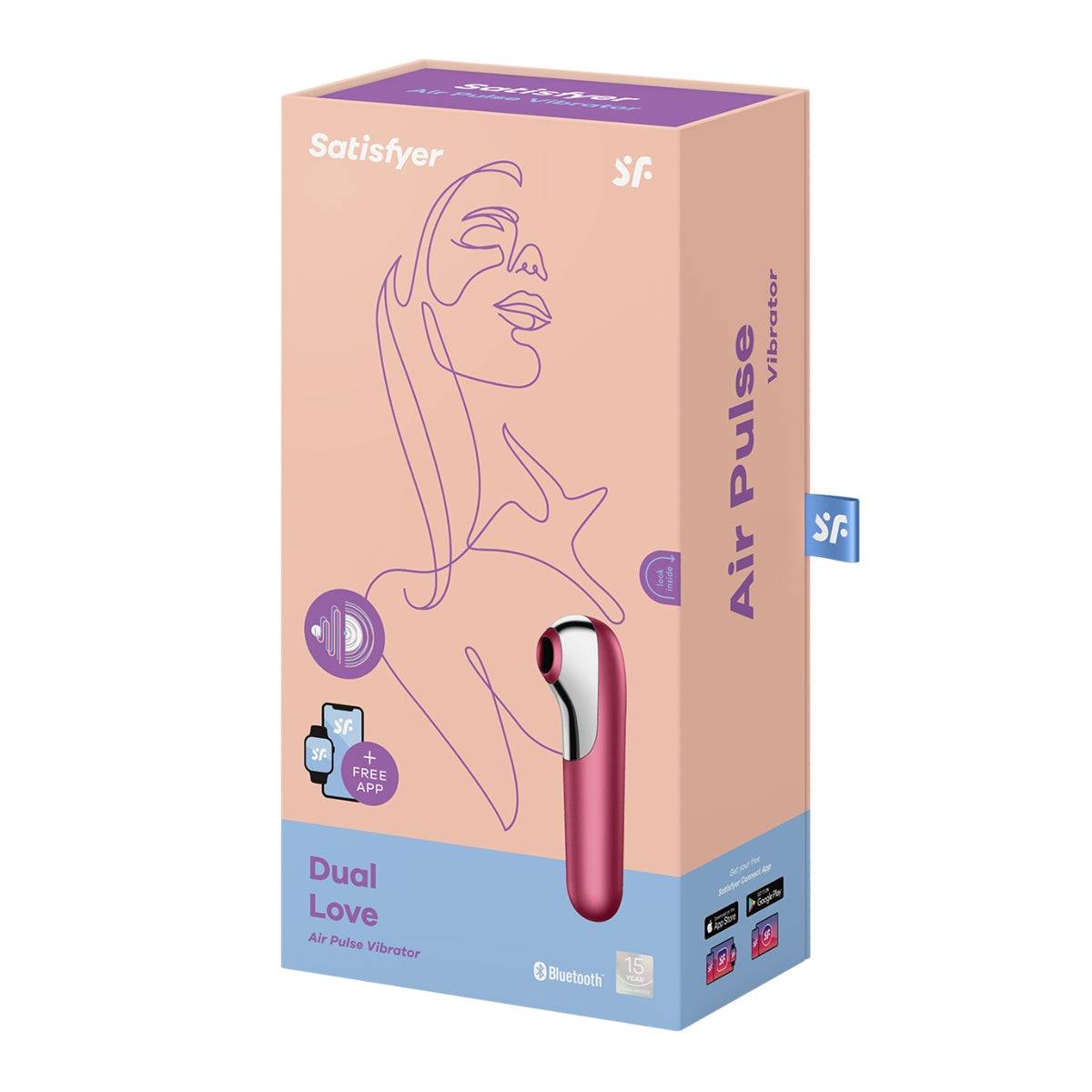 Satisfyer Dual Love Air Pulse Vibrator Pink