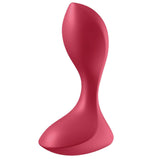 Satisfyer Backdoor Lover Vibrating Butt Plug Red