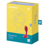 Satisfyer Backdoor Lover Vibrating Butt Plug Red