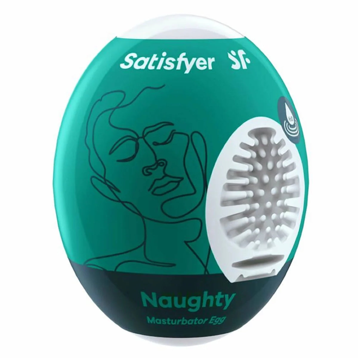 Satisfyer Masturbator Egg Naughty Green