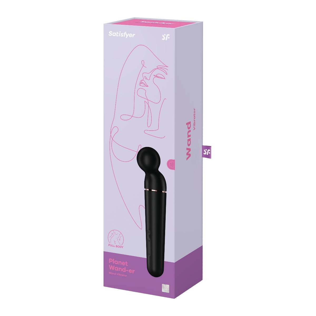 Satisfyer Planet Wand-er Wand Vibrator Black