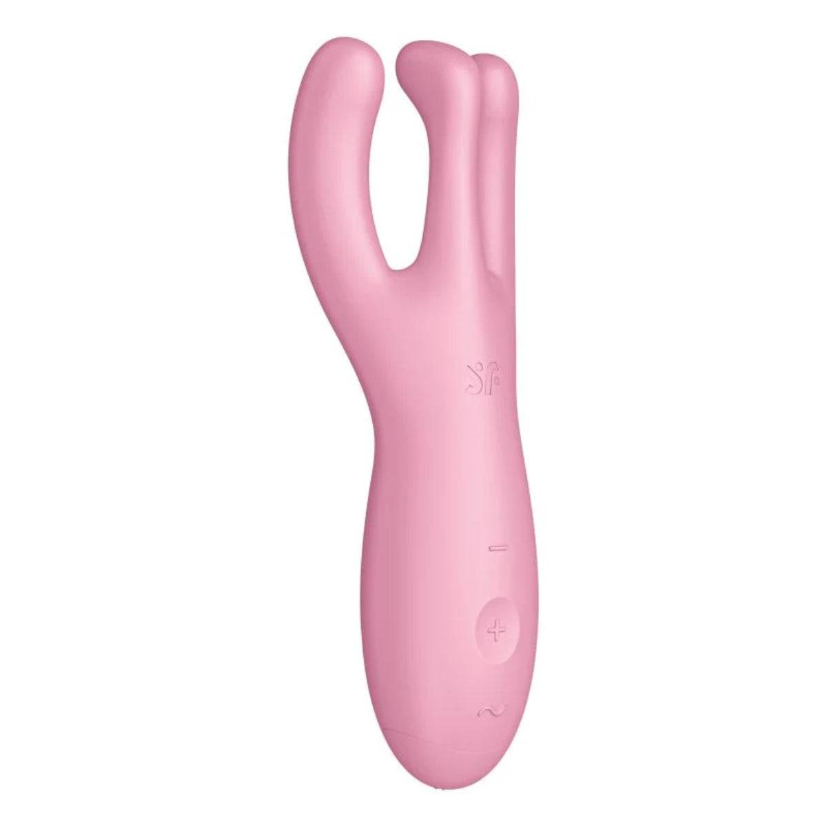 Satisfyer Threesome 4 Vibrator With Connect App Pink