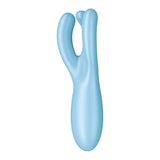 Satisfyer Threesome 4 Vibrator With Connect App Blue