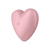 Satisfyer Cutie Heart Air Pulse Stimulator Light Red