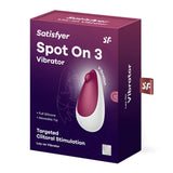 Satisfyer Spot On 3 Lay On Vibrator Berry White
