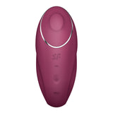 Satisfyer Tap & Climax 1 Lay On Vibrator Red