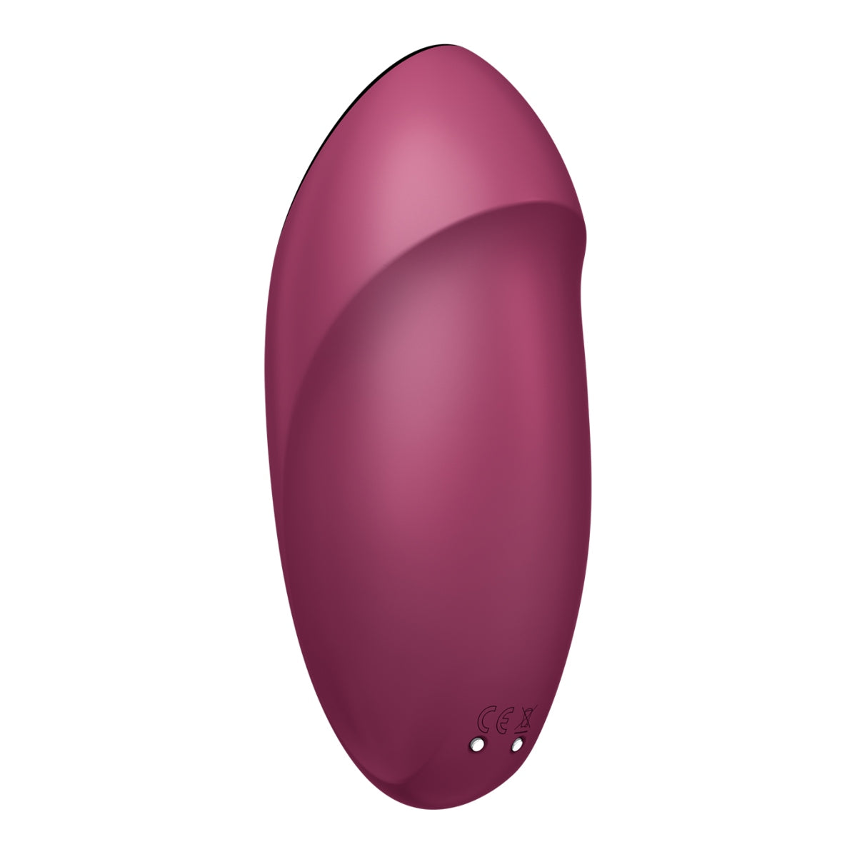 Satisfyer Tap & Climax 1 Lay On Vibrator Red