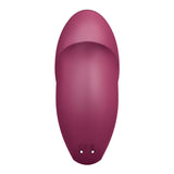 Satisfyer Tap & Climax 1 Lay On Vibrator Red