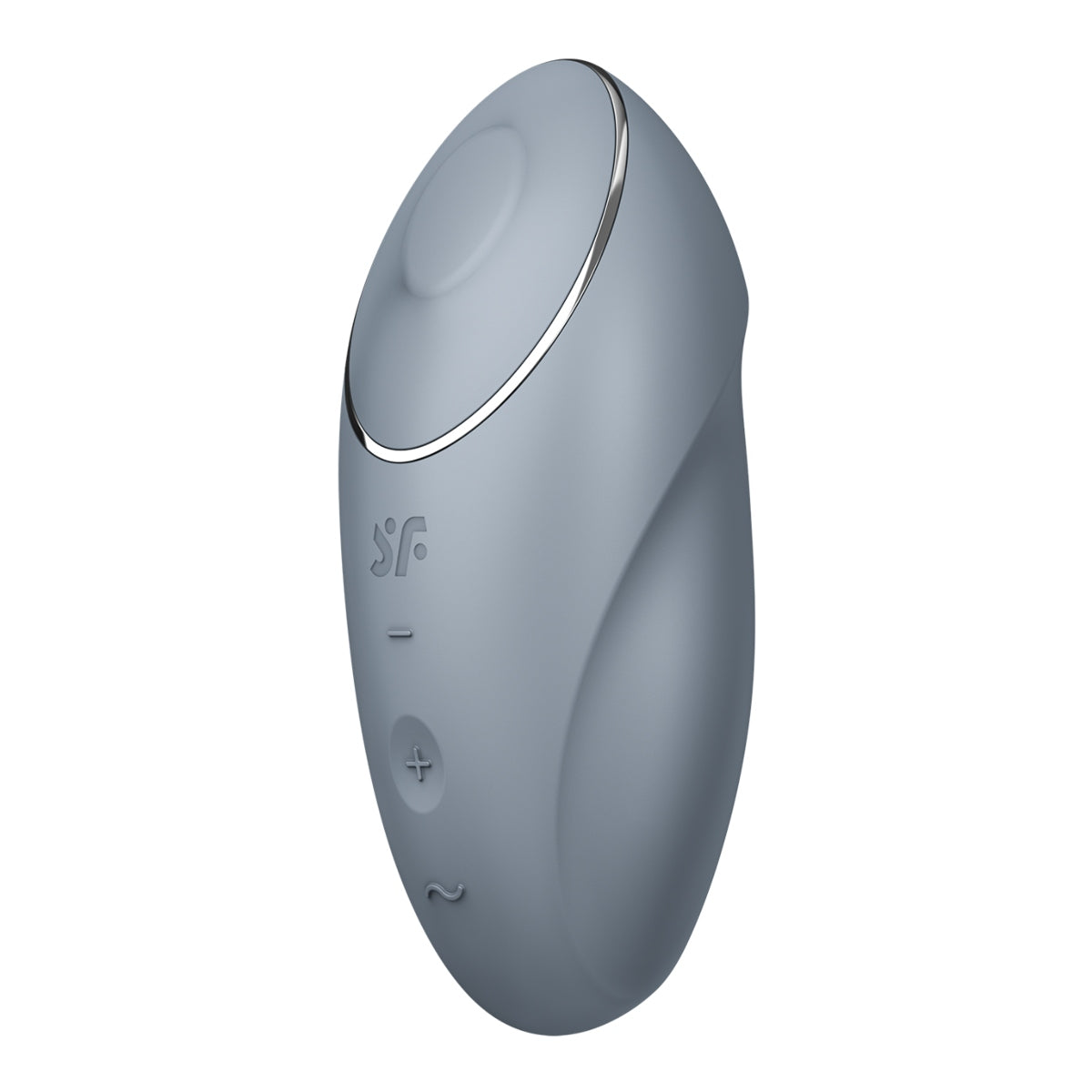 Satisfyer Tap & Climax 1 Lay On Vibrator Blue Grey