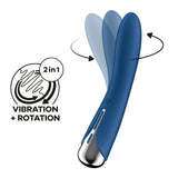 Satisfyer Spinning Vibe 1 Rotating Shaft G-Spot Vibrator Blue