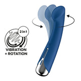 Satisfyer Spinning G-Spot 1 Rotating Shaft G-Spot Vibrator Blue