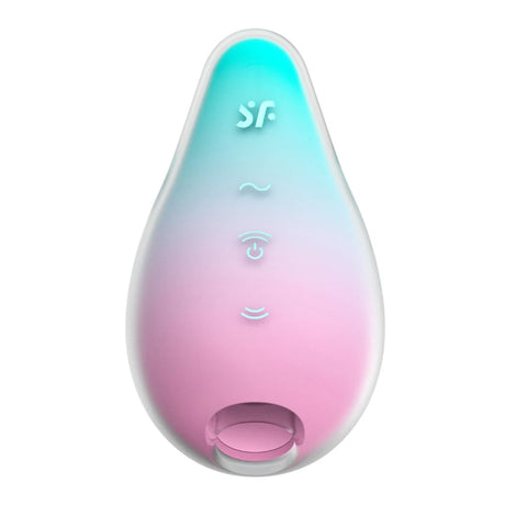 Satisfyer Mermaid Vibes Double Air Pulse Vibrator Blue Pink
