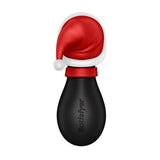 Satisfyer Penguin Air Pulse Stimulator Black White Christmas Edition