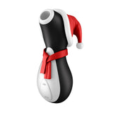 Satisfyer Penguin Air Pulse Stimulator Black White Christmas Edition