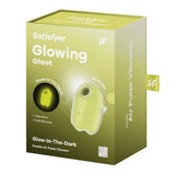 Satisfyer Glowing Ghost Glow In The Dark Double Air Pulse Vibrator Yellow