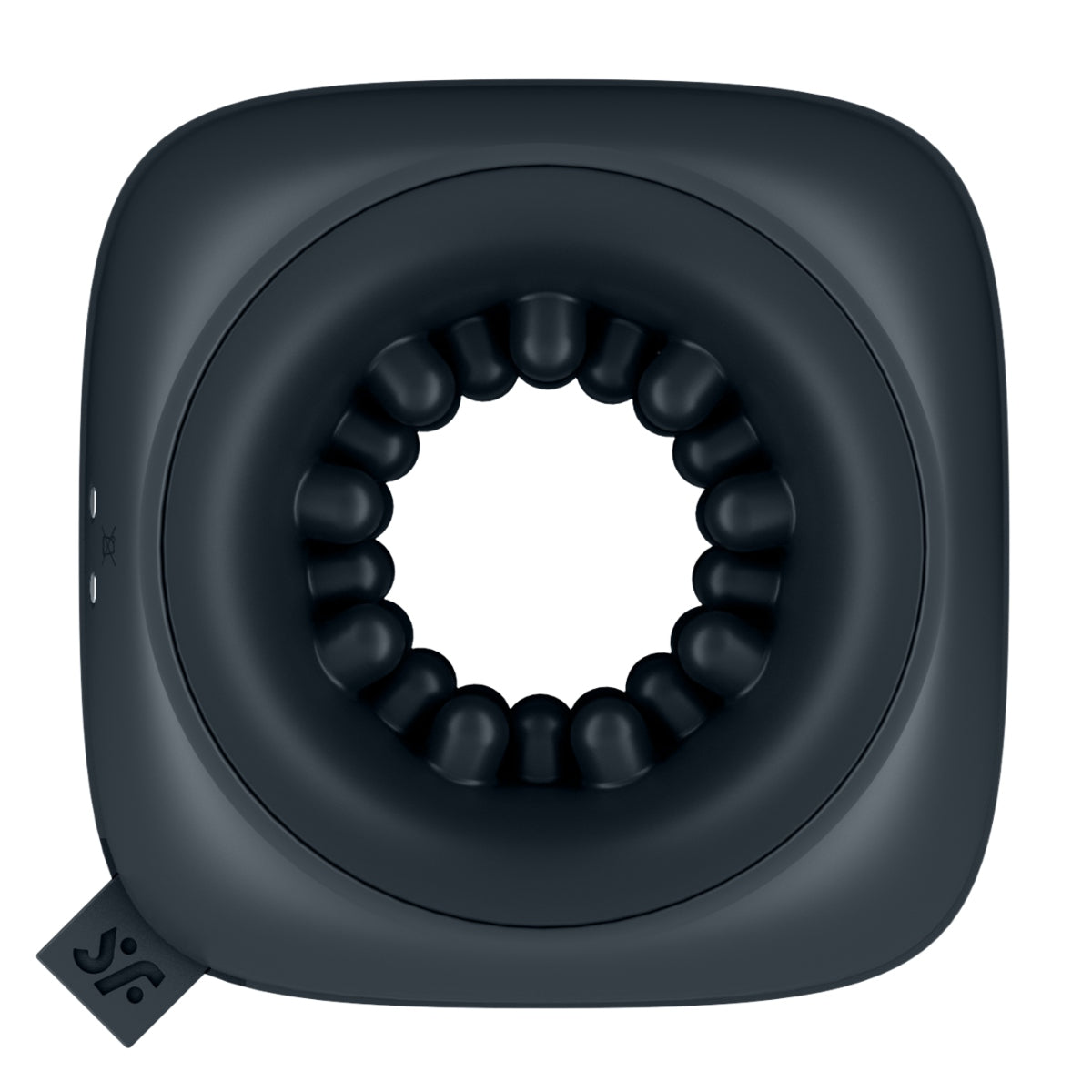 Satisfyer Ring Stroker Vibrating Masturbator Black