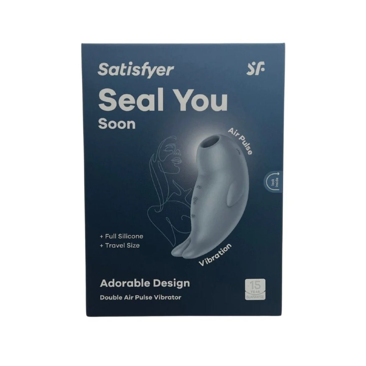 Satisfyer Seal You Soon Double Air Pulse Vibrator Light Blue