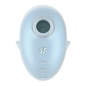 Satisfyer Cutie Ghost Double Air Pulse Vibrator Blue