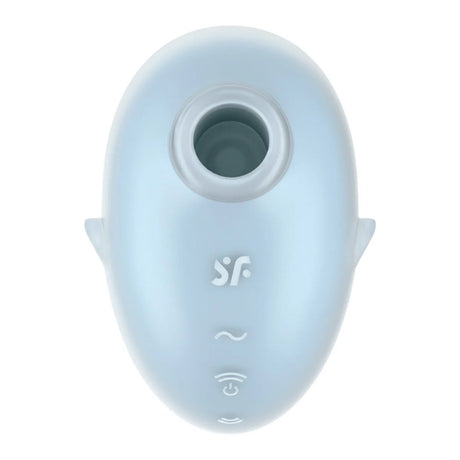 Satisfyer Cutie Ghost Double Air Pulse Vibrator Blue