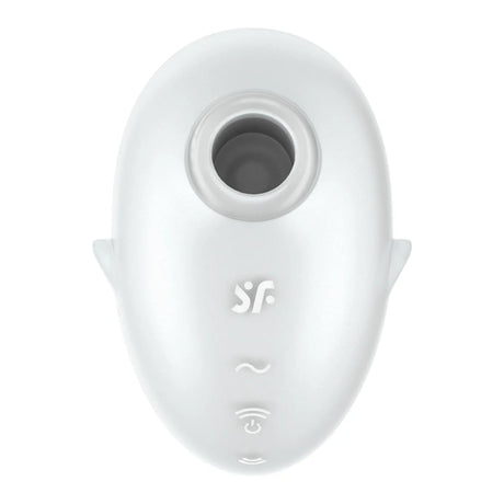 Satisfyer Cutie Ghost Double Air Pulse Vibrator White