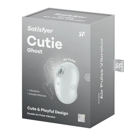 Satisfyer Cutie Ghost Double Air Pulse Vibrator White