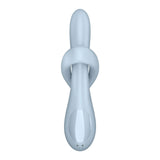 Satisfyer Heat Flex 4 Rotating Head Warming Rabbit Vibrator Blue