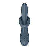 Satisfyer Heat Flex 4 Rotating Head Warming Rabbit Vibrator Grey
