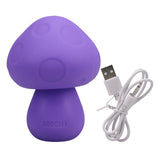 Mochi Mushroom Rechargeable Silicone Vibrator Purple