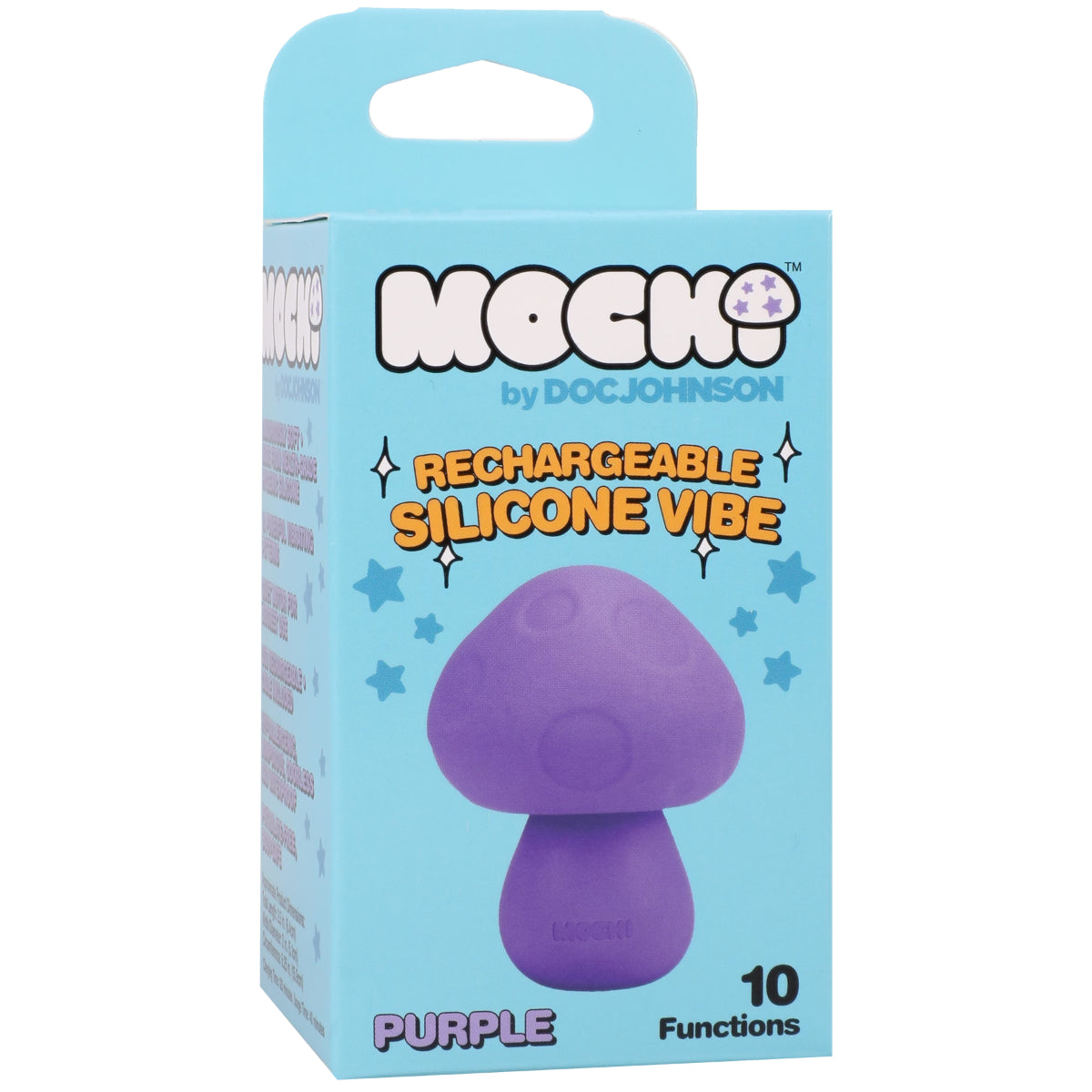 Mochi Mushroom Rechargeable Silicone Vibrator Purple