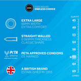 EXS Magnum Large Vegan Condoms 48 Pack