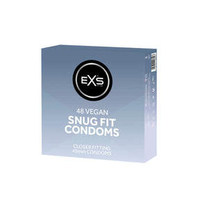 EXS Snug Fit Vegan Condoms 48 Pack