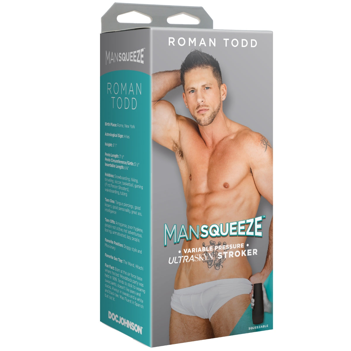 ManSqueeze Roman Todd Ultraskyn Butt Masturbator