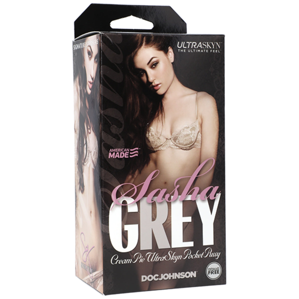 Signature Strokers Sasha Grey Cream Pie Ultraskyn Pocket Pussy