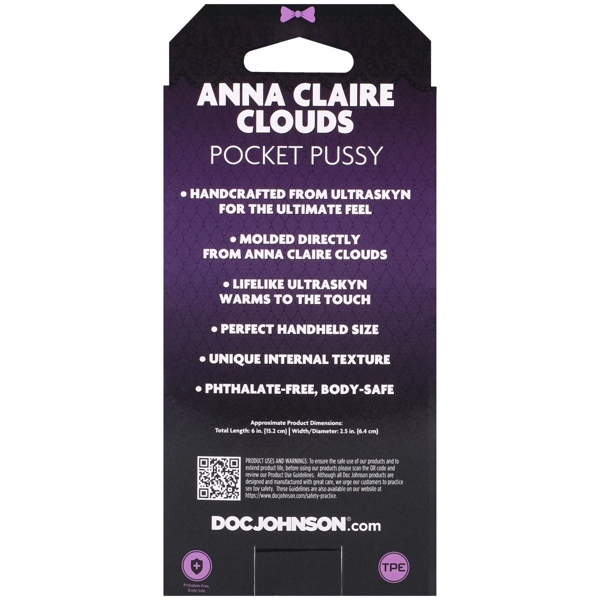 Signature Strokers Anna Claire Clouds Ultraskyn Pocket Pussy 