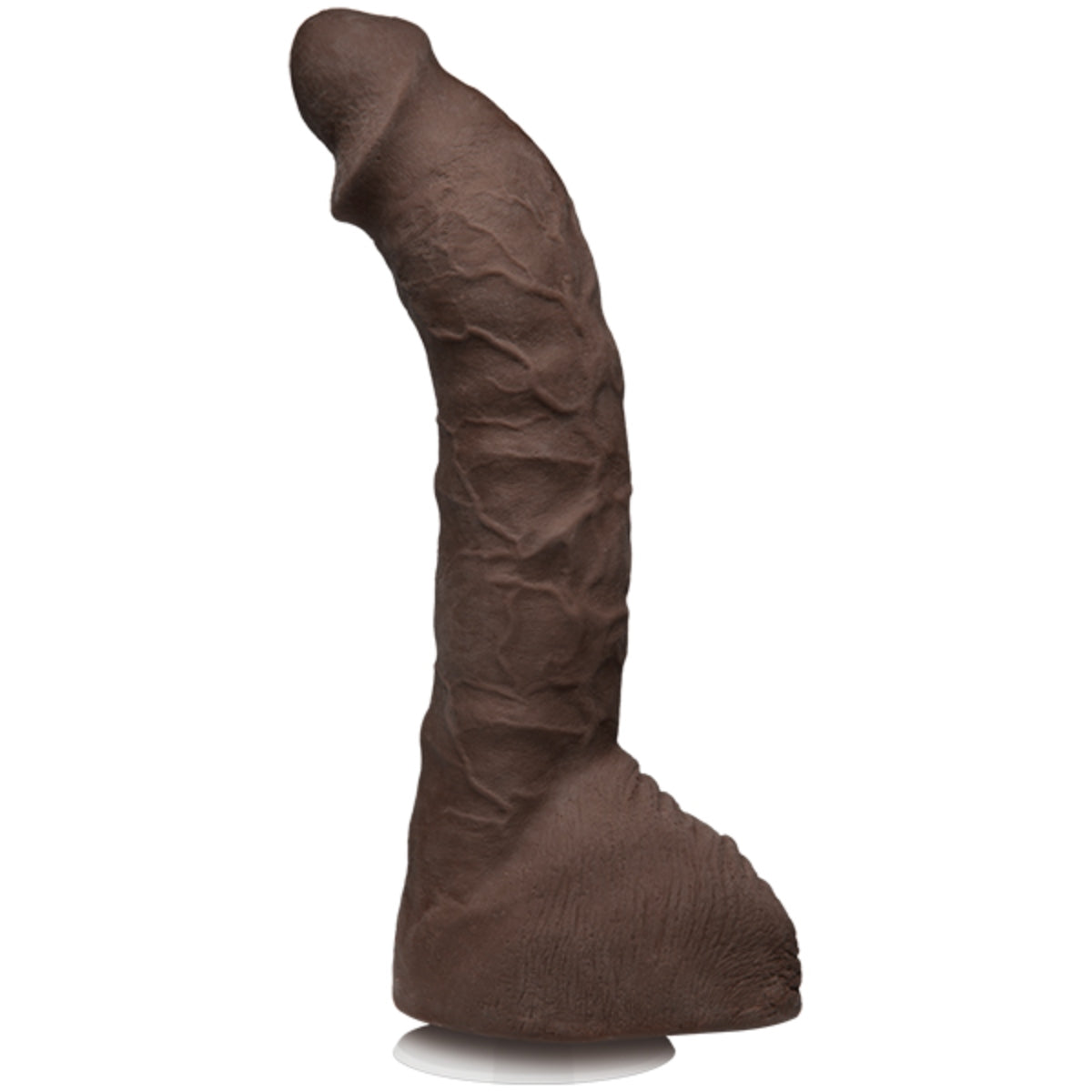 Signature Cocks Prince Yahshua Ultraskyn Vac-U-Lock Dildo Brown 10.5 Inch