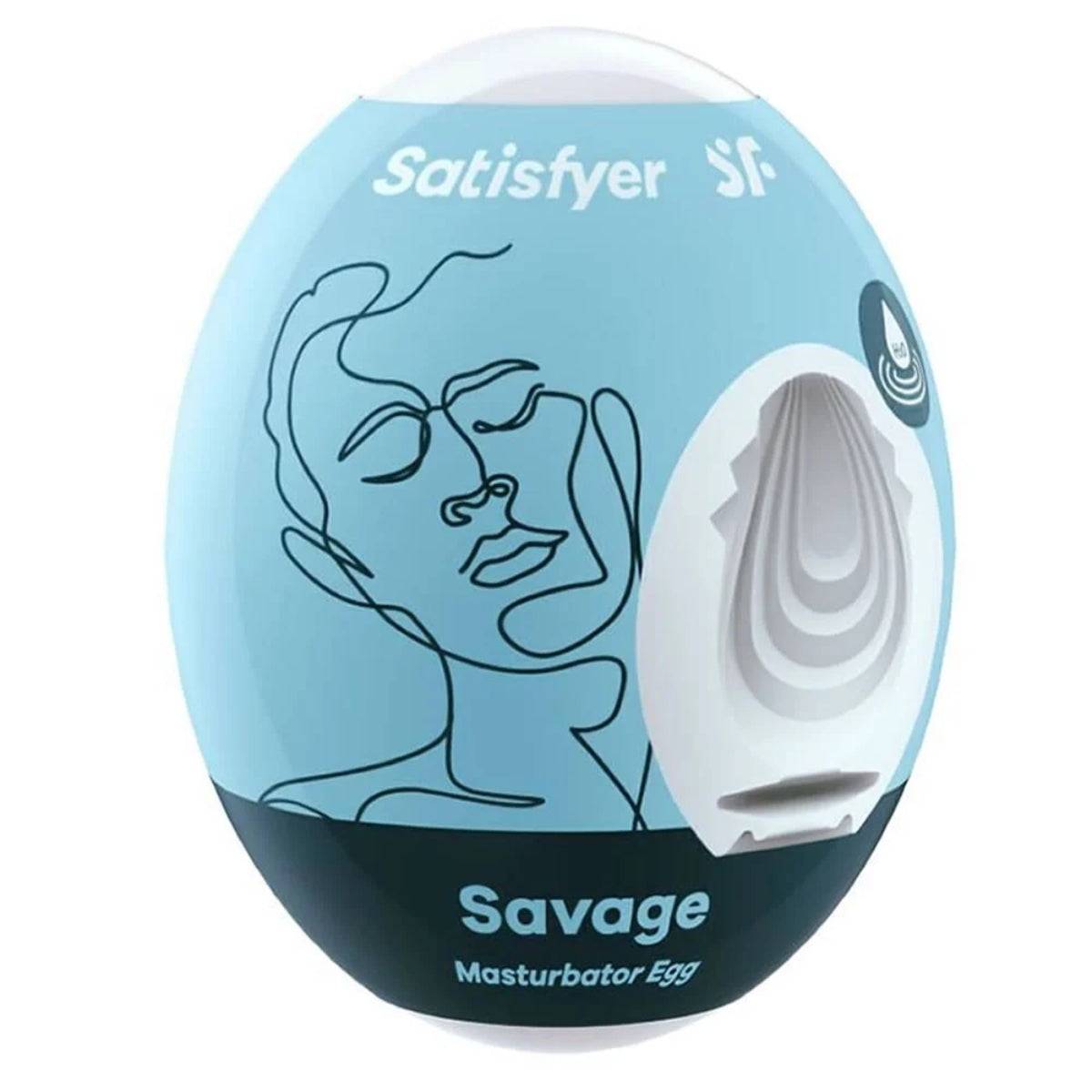 Satisfyer Masturbator Egg Savage Blue