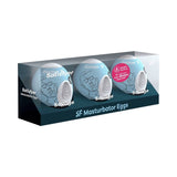 Satisfyer Masturbator Egg 3 Pack Savage Blue