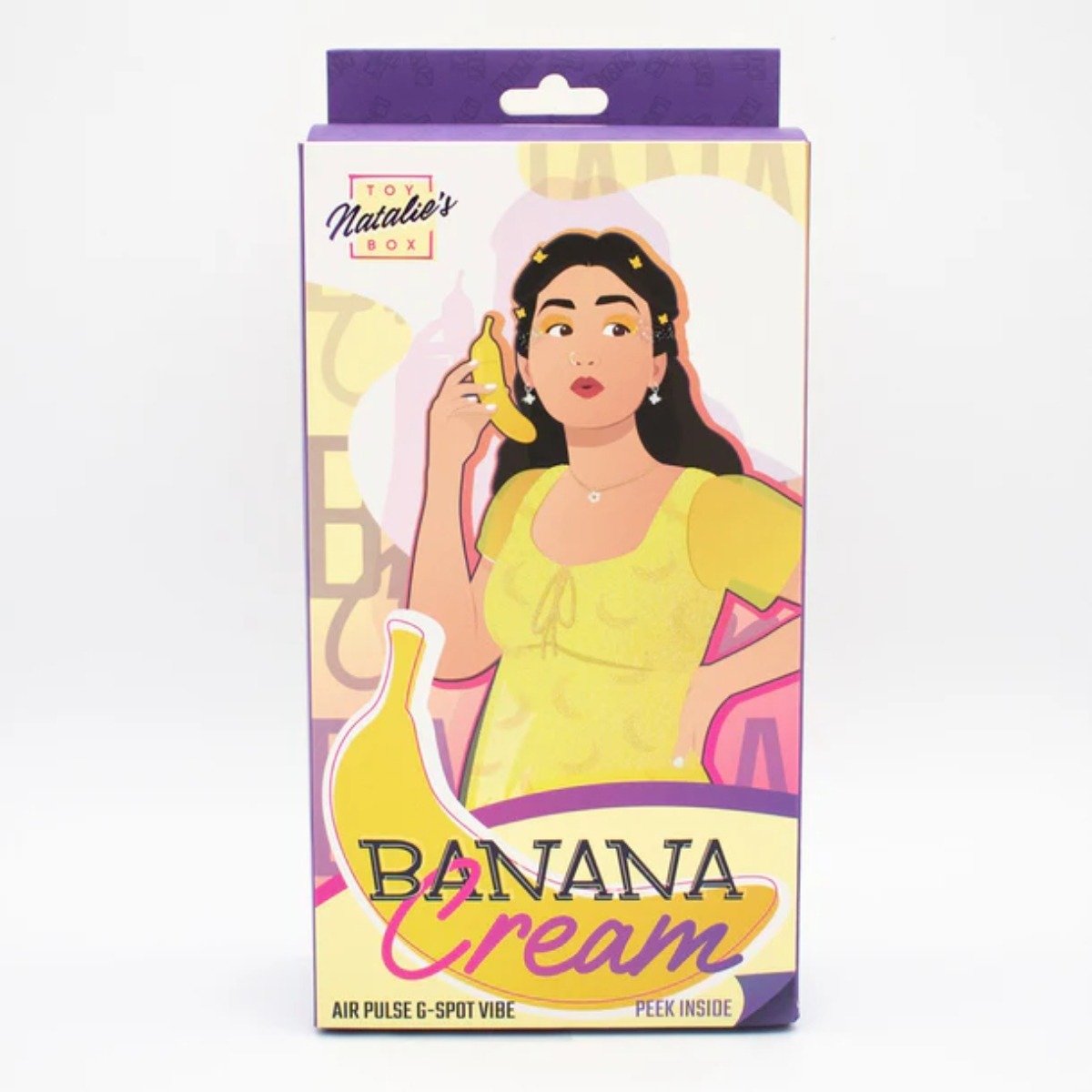 Like A Kitten Banana Cream Air Pulse G-Spot Vibrator Yellow