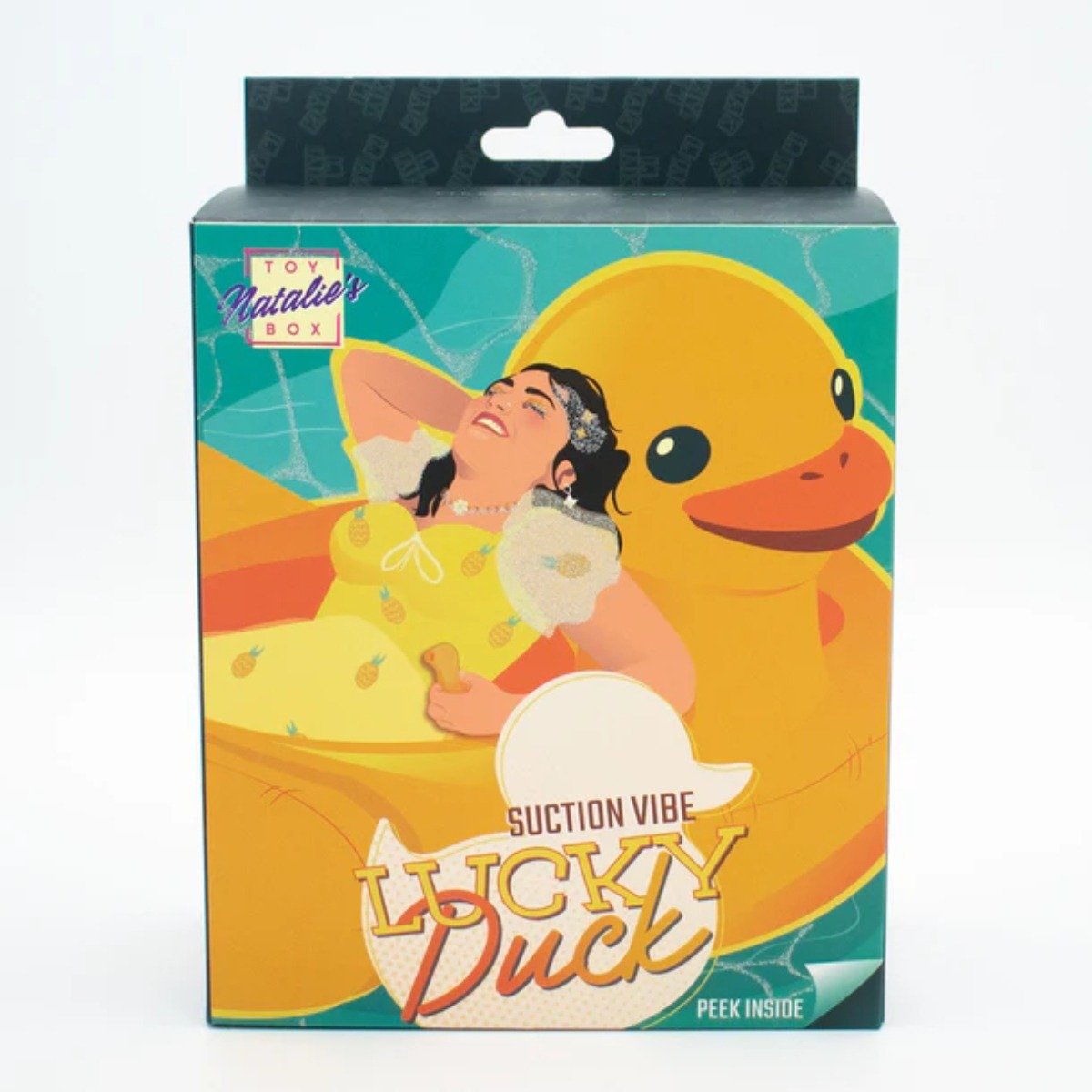 Like A Kitten Lucky Duck Suction Vibrator Yellow