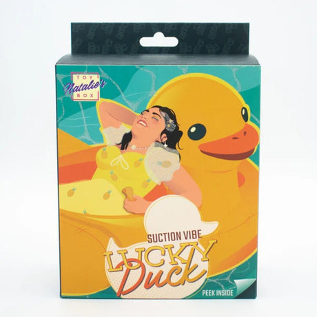 Like A Kitten Lucky Duck Suction Vibrator Yellow