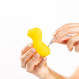 Like A Kitten Lucky Duck Suction Vibrator Yellow