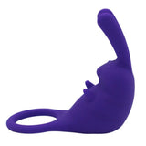 Like A Kitten The Cock Hopper Vibrating Bullet Cock Ring Purple