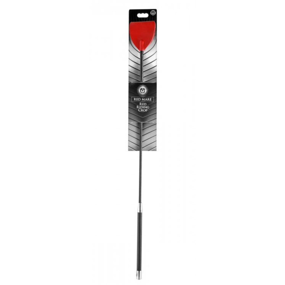 Master Series Red Mare Riding Crop Black Red