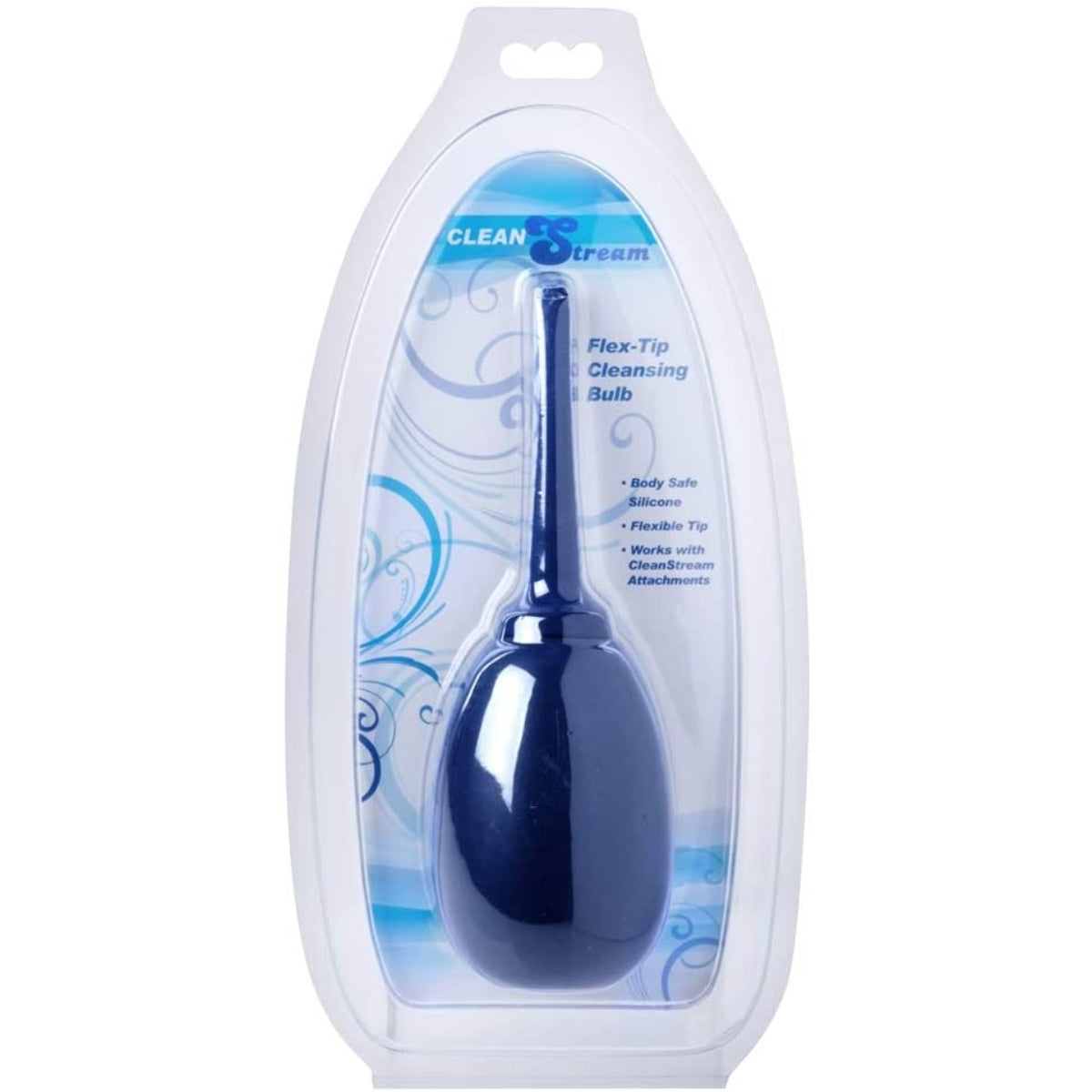 Cleanstream Flex Tip Cleansing Enema Douche Bulb Blue - Simply Pleasure