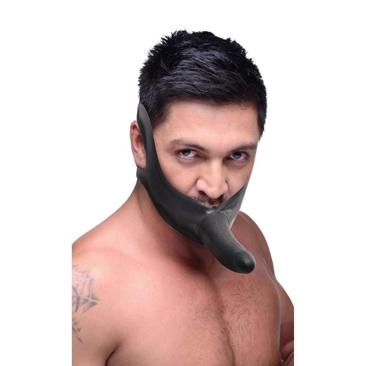 Master Series Face Fuk Strap On Mouth Gag Black