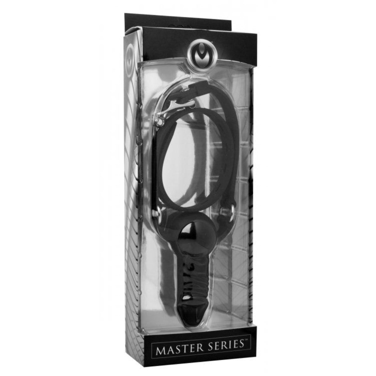 Master Series Suppressor Silicone Face Banger Gag Black